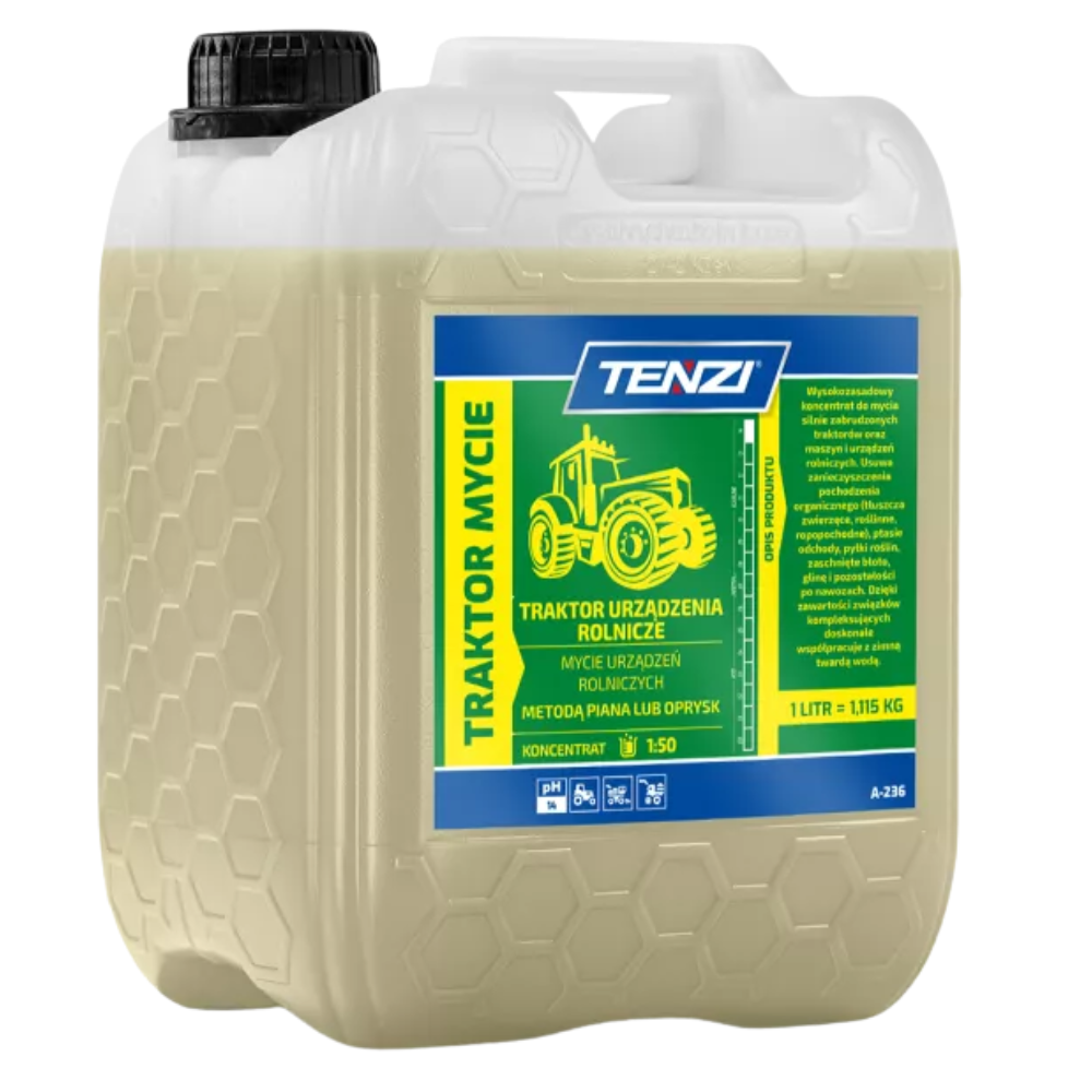 tenzi traktor mycie, tenzi traktor mycie 5l, środek do mycia traktorów, płyn do mycia traktorów, chemia do mycia maszyn rolniczych, preparat do mycia maszyn rolniczych, aktywna piana do traktorów, piana do mycia maszyn rolniczych, środek do mycia kombajnów, płyn do mycia kombajnów, chemia do mycia sprzętu rolniczego, preparat do mycia ciągników rolniczych, środek do usuwania błota z maszyn rolniczych, płyn do mycia maszyn budowlanych i rolniczych, chemia rolnicza do mycia sprzętu, koncentrat do mycia traktorów, profesjonalna chemia do maszyn rolniczych, środek do usuwania nawozów i zabrudzeń z maszyn, preparat do czyszczenia sprzętu rolniczego, chemia do mycia pojazdów rolniczych
