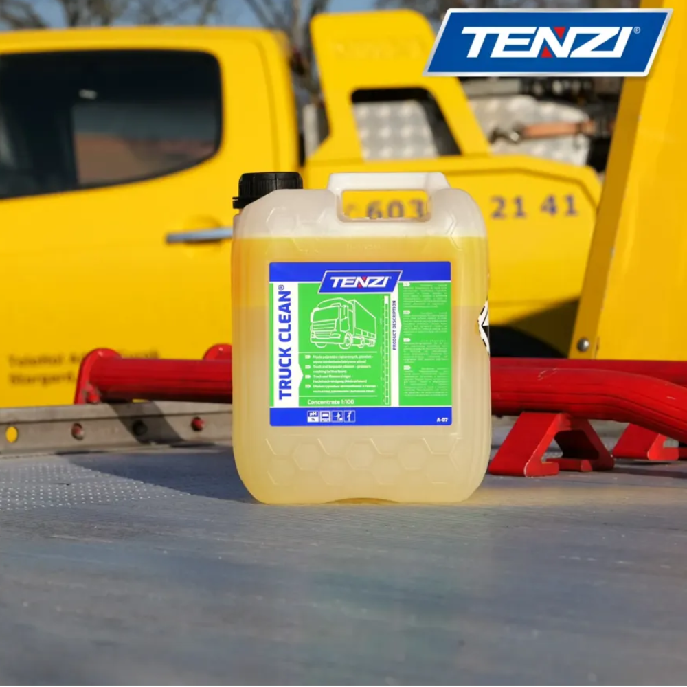 tenzi truck clean, tenzi truck clean 5l, truck clean tenzi, aktywna piana do mycia ciężarówek, piana aktywna do tirów, środek do mycia ciężarówek, płyn do mycia tirów, chemia do mycia pojazdów ciężarowych, preparat do mycia plandek, środek do mycia plandek tir, płyn do mycia cystern, chemia do mycia flot samochodowych, aktywna piana do myjni samochodowej, koncentrat do mycia samochodów ciężarowych, środek do usuwania brudu drogowego, preparat do usuwania oleju i smaru z karoserii, chemia do mycia maszyn budowlanych, płyn do mycia maszyn rolniczych, środek do mycia silnie zabrudzonych pojazdów, profesjonalna chemia samochodowa tenzi