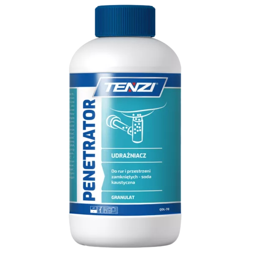 TENZI Penetrator 0,5kg, Penetrator TENZI, granulat do rur, granulat do udrażniania rur, środek do udrażniania rur, preparat do odpływów, środek do udrażniania odpływów, udrażniacz do rur, udrażniacz do odpływów, środek do syfonów, udrażnianie zlewu, udrażnianie umywalki, środek na włosy w odpływie, środek na zatory, granulat na zatory, chemia do rur, środek do kanalizacji, preparat do kanalizacji, udrażniacz kanalizacji, profesjonalny udrażniacz