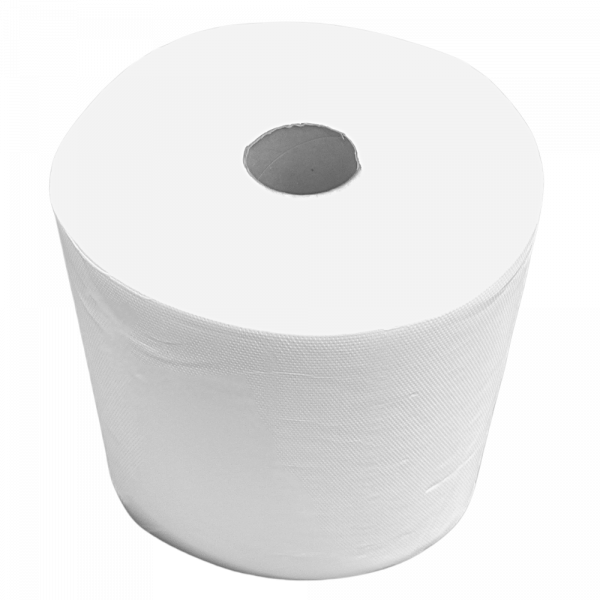 Biały ręcznik papierowy celulozowy w dużej rolce XXL. Czyściwo wykonane ze 100% celulozy. Posiada atest PZH oraz certyfikat EU Ecolabel.