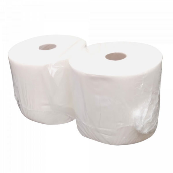 Biały ręcznik papierowy celulozowy w dużej rolce XXL. Czyściwo wykonane ze 100% celulozy. Posiada atest PZH oraz certyfikat EU Ecolabel.
