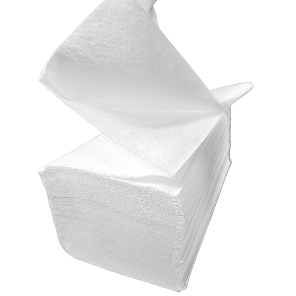 Ręczniki papierowe ZZ, V do podajnika. Idealne do wycierania rąk. Produkt wykonany ze 100% białej celulozy, higieniczny z Atestem PZH. W opakowaniu 20 bind.
