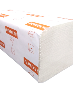 Ręcznik składany typu ZZ, V do podajnika - idealny do wycierania rąk. Produkt miękki i higieniczny z Atestem PZH. W opakowaniu 1 binda czyli ok. 144 listki.