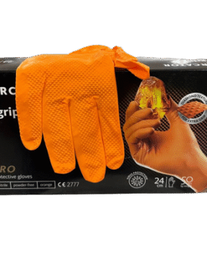 rękawice nitrylowe, rękawice nitrylowe bezpudrowe, rękawice ochronne nitryle XL, NITRYLEX GO GRIP Orange, rękawice nitrylowe pomarańczowe, rękawice robocze nitrylowe, rękawice warsztatowe nitryle, rękawice antypoślizgowe nitryle, rękawice dla przemysłu nitrylowe, rękawice bezlateksowe nitryle, rękawice jednorazowe nitrylowe, rękawice robocze wulkanizowane nitryle, rękawice XXL nitrylowe pomarańczowe, rękawice do pracy przy oleju nitrylowe, rękawice do motoryzacji nitrylowe, rękawice montażowe nitrylowe, rękawice dla spożywczych branż nitryle, rękawice z teksturą 3D diamentową, rękawice PPE kategorii III typ B, rękawice dopuszczone do kontaktu z żywnością