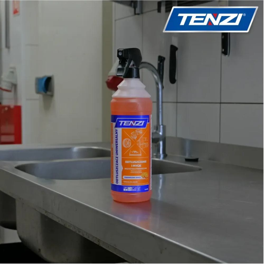 odtłuszczacz pomarańcza, TENZI, uniwersalny odtłuszczacz, środek do czyszczenia, odtłuszczanie kuchni, czyszczenie blatów, usuwanie tłuszczu, odplamiacz do tkanin, czyszczenie narzędzi, odtłuszczacz gotowy do użycia, preparat do kuchni, odtłuszczacz do warsztatu, środek do domu i biura, czyszczenie mebli, odtłuszczanie powierzchni twardych, zapach pomarańczy, profesjonalna chemia czyszcząca, odtłuszczacz do garażu, środek uniwersalny, czyszczenie tłustych zabrudzeń