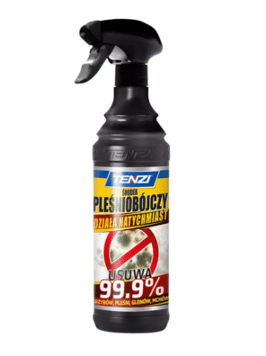 Środek pleśniobójczy, TENZI, usuwanie pleśni, usuwanie grzyba, pleśniobójczy preparat, czyszczenie łazienki, czyszczenie kuchni, środek do fug, dezynfekcja powierzchni, pleśń na ścianach, grzyb na ścianach, usuwanie nalotu, środek antygrzybiczny, chemia profesjonalna, środki czystości, preparat gotowy do użycia, higiena domowa, walka z pleśnią, czyszczenie pomieszczeń wilgotnych, środek do usuwania grzyba