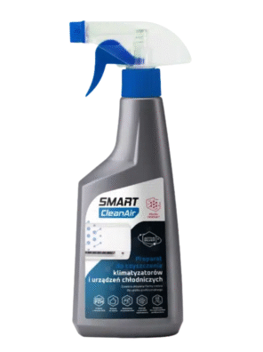 preparat do czyszczenia klimatyzacji, preparat do odgrzybiania klimatyzacji, preparat biobójczy do HVAC, dezynfekcja klimatyzatora, Smart CleanAir 0,5 l, czyszczenie jednostki wewnętrznej, ochrona przed bakteriami w klimatyzacji, higiena powietrza w pomieszczeniach, odkażanie wentylacji, preparat antybakteryjny do klimatyzacji, usuwanie kurzu i osadów, poprawa jakości powietrza, serwis HVAC, środki chemiczne do klimatyzacji, dezynfekcja systemów wentylacyjnych, bezpieczny preparat do urządzeń chłodniczych, gotowy do użycia preparat do klimatyzacji, eliminacja drobnoustrojów, ochrona mikrobiologiczna klimatyzatora, preparat do filtrów klimatyzacji