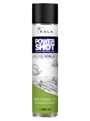 Kala Power Shot, neutralizator zapachów, kala power shot pear green tea, odświeżacz powietrza 600ml, odświeżacz zapachowy do pomieszczeń, neutralizator przykrych zapachów spray, zapach gruszka zielona herbata, odświeżacz do toalety, zapach do biura, profesjonalny odświeżacz powietrza, neutralizacja zapachów, spray zapachowy do wnętrz, odświeżacz WC, zapach do lokalu usługowego, odświeżacz do hotelu, aromat premium do pomieszczeń, profesjonalna chemia zapachowa, neutralizator woni, zapach do przestrzeni publicznych, odświeżacz powietrza firmy