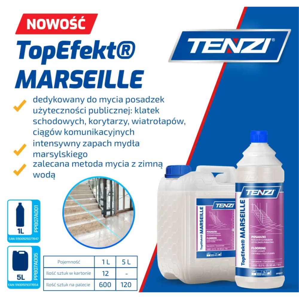 tenzi top­efekt marseille, top­efekt marseille 1l, koncentrat do mycia posadzek, płyn do czyszczenia podłóg, mycie podłóg bez smug, środek do podłóg twardych i elastycznych, chemia profesjonalna do sprzątania, płyn do codziennego mycia posadzek, czyszczenie posadzek w biurach, preparat do podłóg w obiektach użyteczności publicznej, płyn do mycia klatek schodowych i korytarzy, zapach mydła marsylskiego, środek do pielęgnacji podłóg, koncentrat do czyszczenia powierzchni, płyn do posadzek w domach i mieszkaniach, chemia do sprzątania biur, preparat do podłóg z gresu i PVC, płyn do mycia posadzek ceramicznych, środki czystości z przyjemnym zapachem, TopEfekt Tenzi, profesjonalny koncentrat do podłóg, płyn do czyszczenia powierzchni twardych, uniwersalny płyn do podłóg, codzienne mycie podłóg, preparat do utrzymania higieny podłóg, mycie posadzek w sklepach i punktach usługowych, płyn do podłóg marmurowych i betonowych, środek do czyszczenia posadzek w szkołach, preparat do podłóg elastycznych, płyn do sprzątania obiektów publicznych.