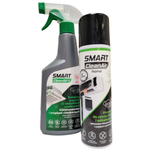 smart cleanair, smart cleanair home, smart cleanair plus, czyszczenie klimatyzacji, dezynfekcja klimatyzacji, hvac czyszczenie, hvac dezynfekcja, preparat do klimatyzacji, środek do klimatyzacji, preparat biobójczy, aktywne srebro, czyszczenie wentylacji, dezynfekcja wentylacji, odgrzybianie klimatyzacji, bakterie klimatyzacja, grzyby klimatyzacja, higiena klimatyzacji, serwis klimatyzacji, zestaw do klimatyzacji, środki hvac