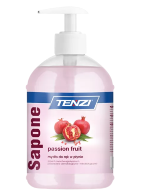 sapone passion fruit, mydło w płynie tenzi, mydło do rąk, mydło do ciała, tenzi sapone, passion fruit, mydło marakuja, owocowe mydło, mydło glicerynowe, mydło nawilżające, mydło do dozowników, mydło do łazienki, mydło hotelowe, mydło do biura, profesjonalne mydło, mydło do codziennego użytku, płyn do mycia rąk, mydło egzotyczne, mydło 500 ml, tenzi kosmetyki do higieny
