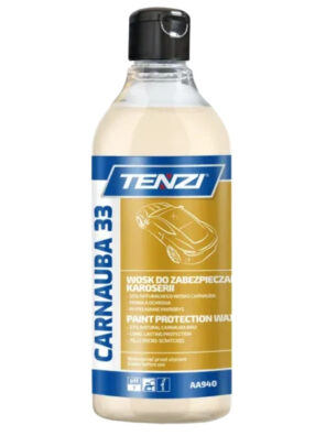 TENZI Carnauba 33, wosk carnauba, wosk do lakieru, wosk samochodowy, wosk do auta, wosk do motocykla, wosk do karoserii, ochrona lakieru, nabłyszczanie lakieru, połysk lakieru, pielęgnacja lakieru, zabezpieczenie lakieru, hydrofobowa powłoka, naturalny wosk carnauba, wypełnianie rys, maskowanie rys, kosmetyki samochodowe, detailing samochodowy, pielęgnacja auta, TENZI wosk